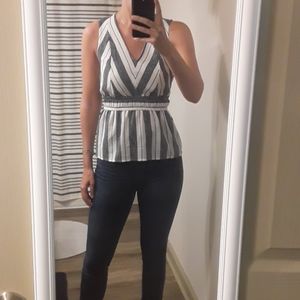 Anthropology Peplum Top